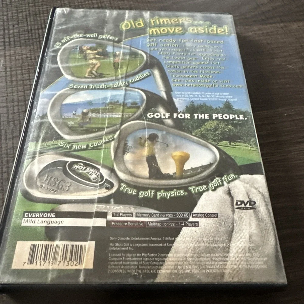Hot Shots Golf 3‎ (PlayStation 2, 2002) PS2 Sony With Manual